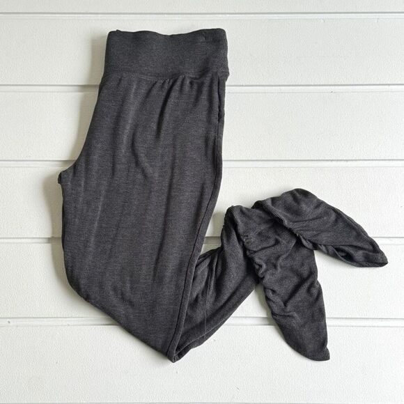 Athleta Women's Charcoal Gray Pull-On Restore Slim Ruched Leggings Size Small - Picture 2 of 6